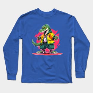 cool crocodile Long Sleeve T-Shirt